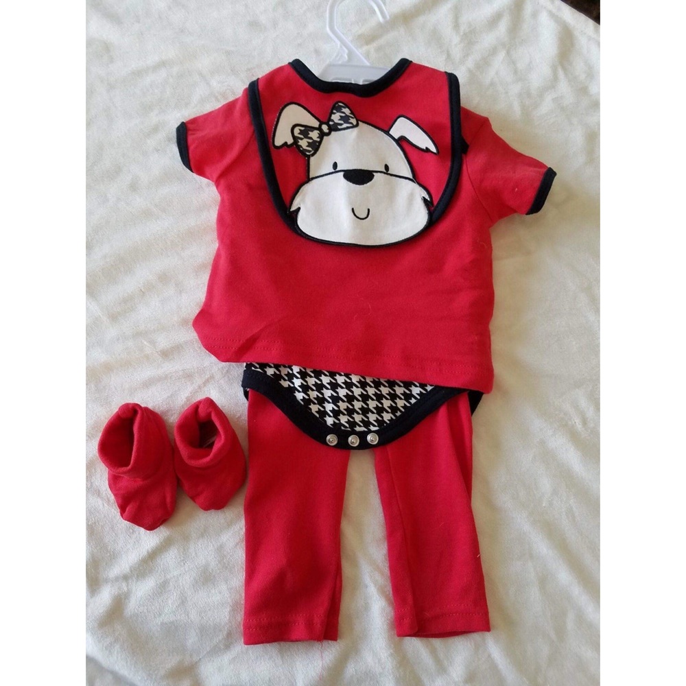 5 Piece Puppy Baby Outfit - Picture 2 of 6